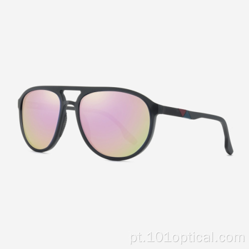 Óculos de sol masculino aviador TR-90